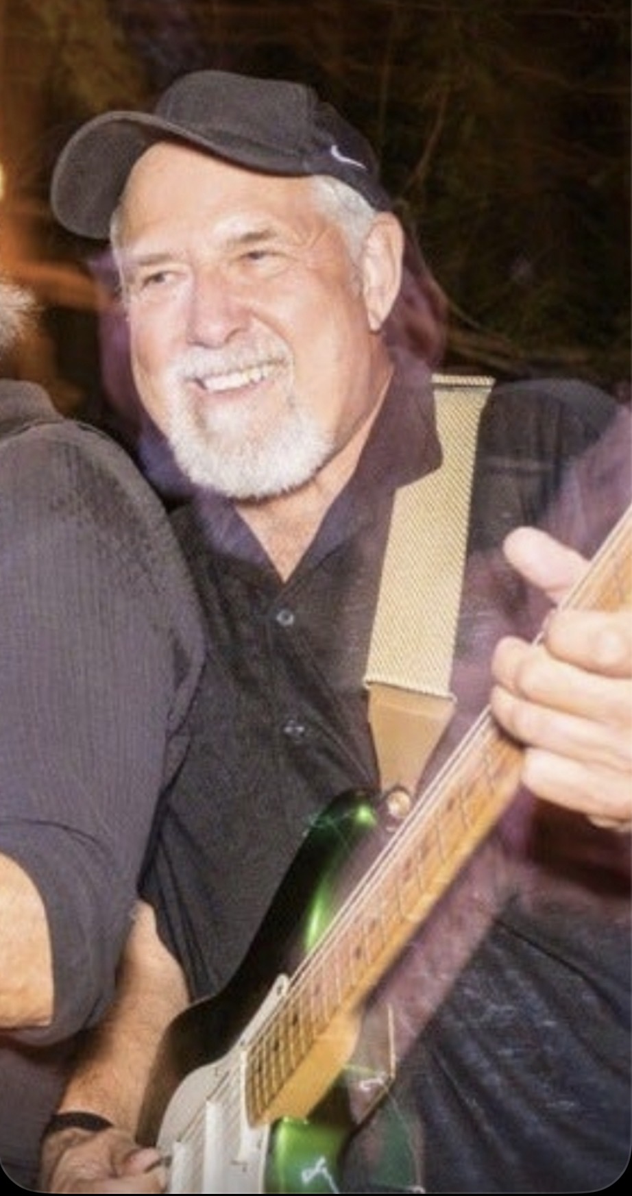 Ken on Vocals and guitar